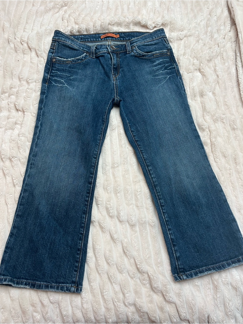 Vertigo Paris Women's Ankle Bootcut Jeans - Dark Blue